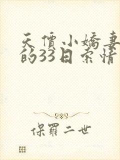 天价小娇妻总裁的33日索情