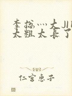 李总灬大JI巴太粗太长了