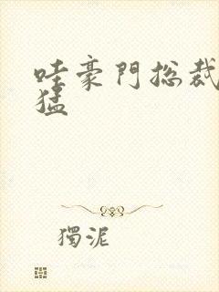 哇豪门总裁真凶猛