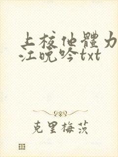 上校他体力太好江晚吟txt