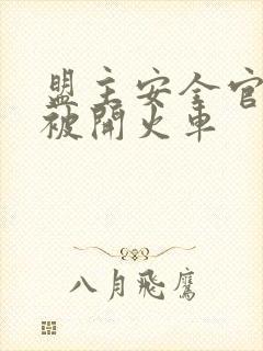 盟主安全官泰国被开火车