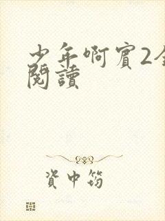 少年啊宾2全文阅读