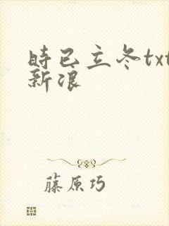 时已立冬txt新浪