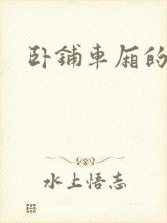 卧铺车厢的艳遇