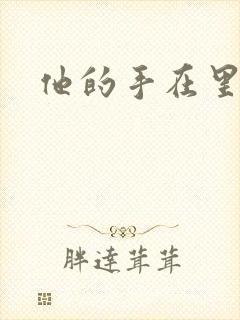 他的手在里面动