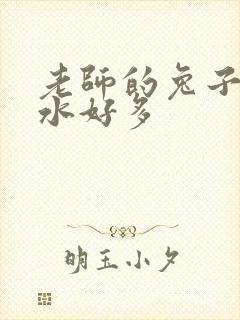 老师的兔子好软水好多