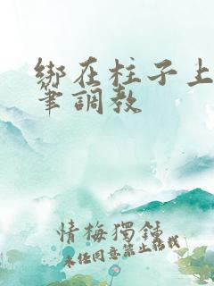 绑在柱子上用毛笔调教