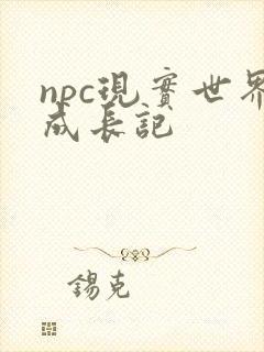 npc现实世界成长记