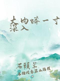 大肉蟒一寸寸地深入