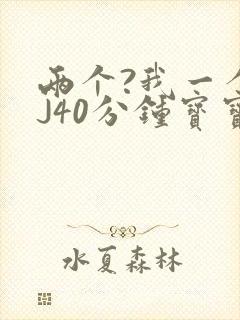 两个?我一个BJ40分钟宝宝