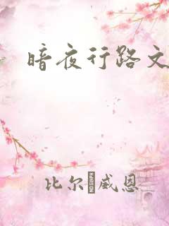 暗夜行路文集