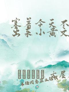 塞着今天不准拿出来小黄文