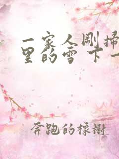 一家人刚扫完院里的雪 下一秒白干