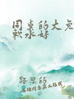 同桌的大兔子好软水好