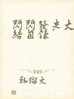 闪闪发光大团圆结目录