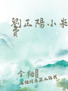 刘正阳小米多免费