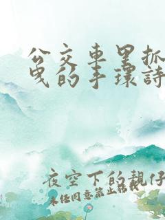 公交车里抓着摇曳的手环诗情