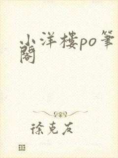 小洋楼po笔趣阁