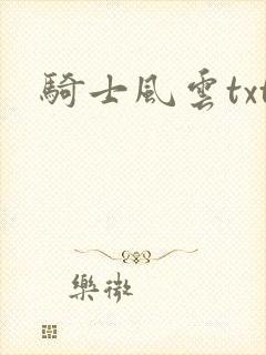 骑士风云txt