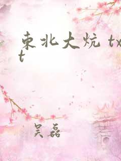 东北大炕 txt