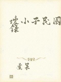 坏小子民国穿越录