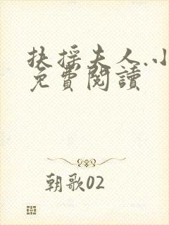 扶摇夫人.小说免费阅读