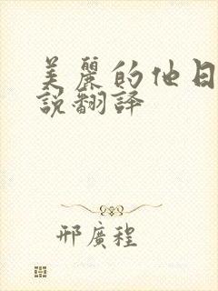 美丽的他日剧小说翻译