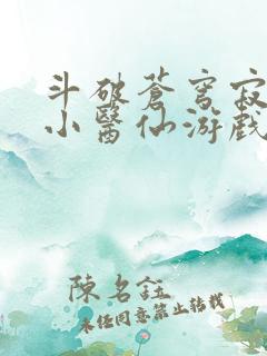 斗破苍穹寂寞的小医仙游戏世界