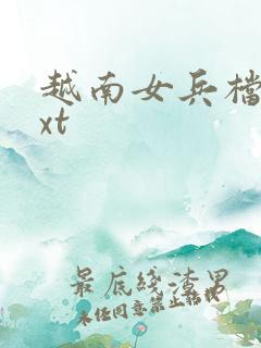 越南女兵档案txt