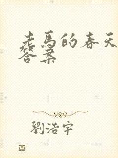 老马的春天阅读答案