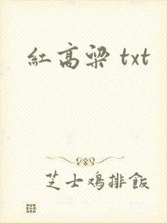 红高粱 txt