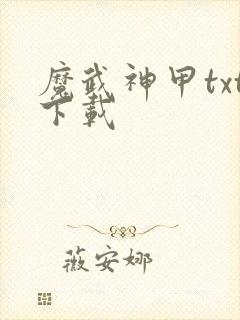 魔武神甲txt下载