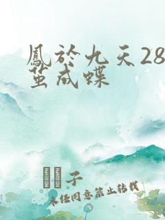 凤于九天28破茧成蝶