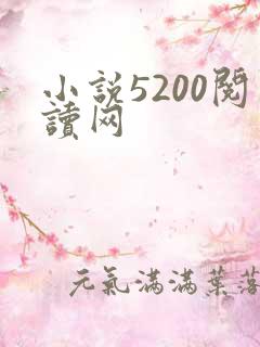 小说5200阅读网