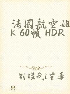 法国航空姐 4k 60帧 HDR