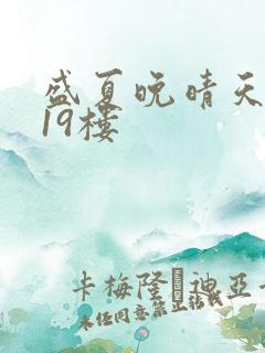 盛夏晚晴天小说19楼