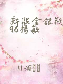 新版金银瓶1996杨敏