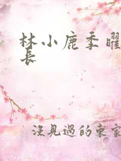 林小鹿季曜珉机长