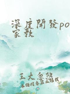 深度开发pop家教