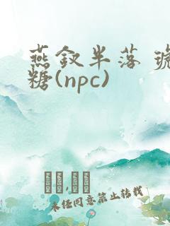 燕钗半落 琥珀糖(npc)