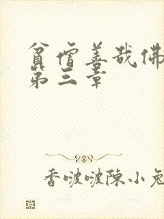 贫僧善哉佛堂H第三章