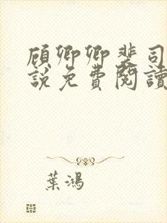 顾卿卿裴司宸小说免费阅读