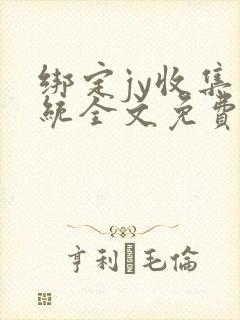 绑定jy收集系统全文免费阅读