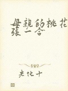 母亲的桃花源一张一合