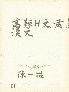 高辣H文黄暴糙汉文