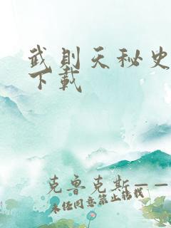 武则天秘史全集下载