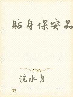 贴身保安品书网