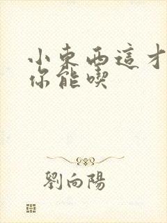 小东西这才一根你能吃