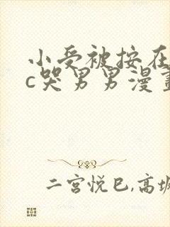 小受被按在墙上c哭男男漫画