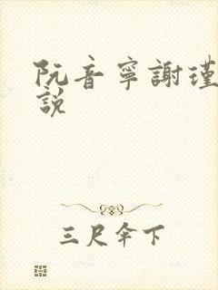 阮音宁谢瑾之小说